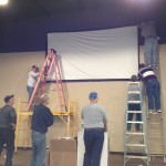 hanging the screen