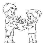 Coloring Page Show Love S4K